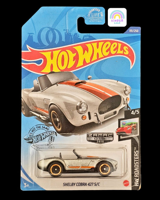 Hot Wheels Shelby Cobra 427 S/C Zamac Edition - Kinder Logs