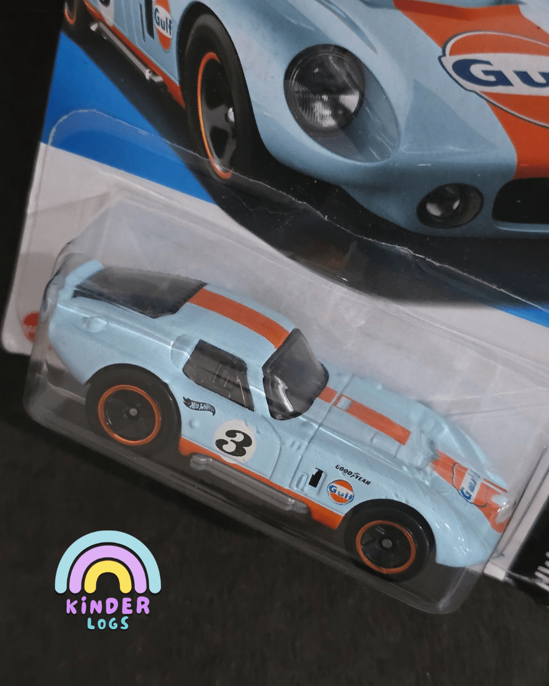 Hot Wheels Shelby Cobra "Daytona" Coupe (Imported) - Kinder Logs
