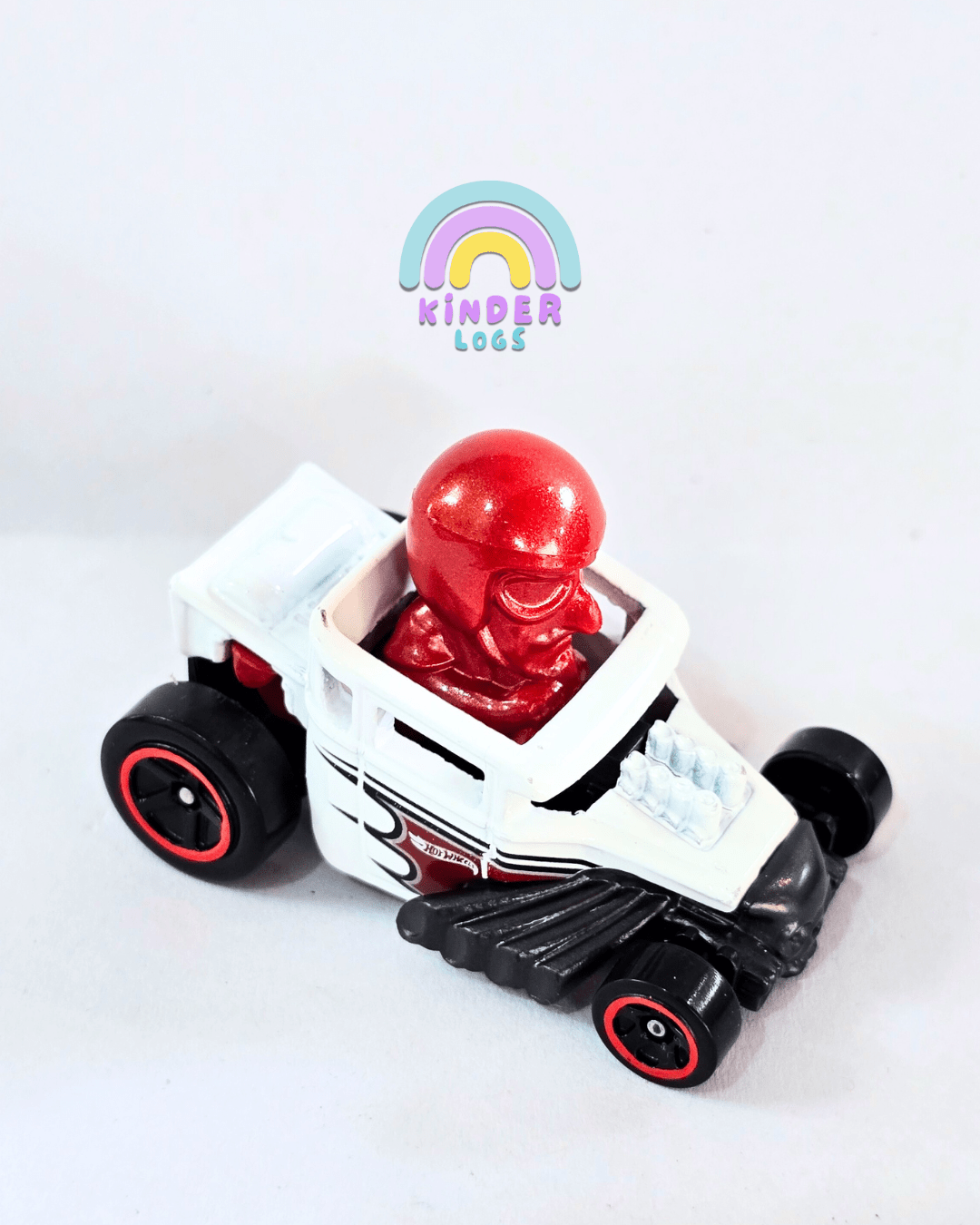 Hot Wheels Skull Shaker - White (Uncarded - New) - Kinder Logs