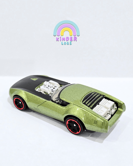 Hot Wheels Slide - Burn - Green (Uncarded) - Kinder Logs