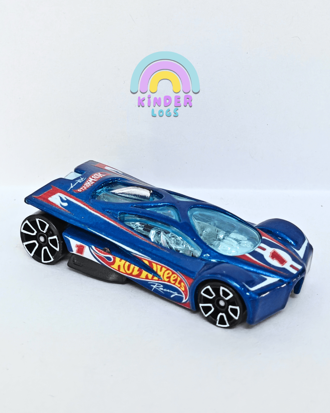 Hot Wheels Sling Shot - Blue (Pre - Owned Car) - Kinder Logs