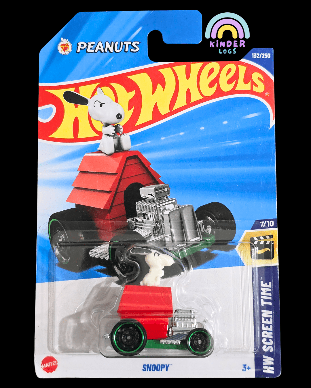 Hot Wheels Snoopy Peanuts Car (Imported) - Kinder Logs