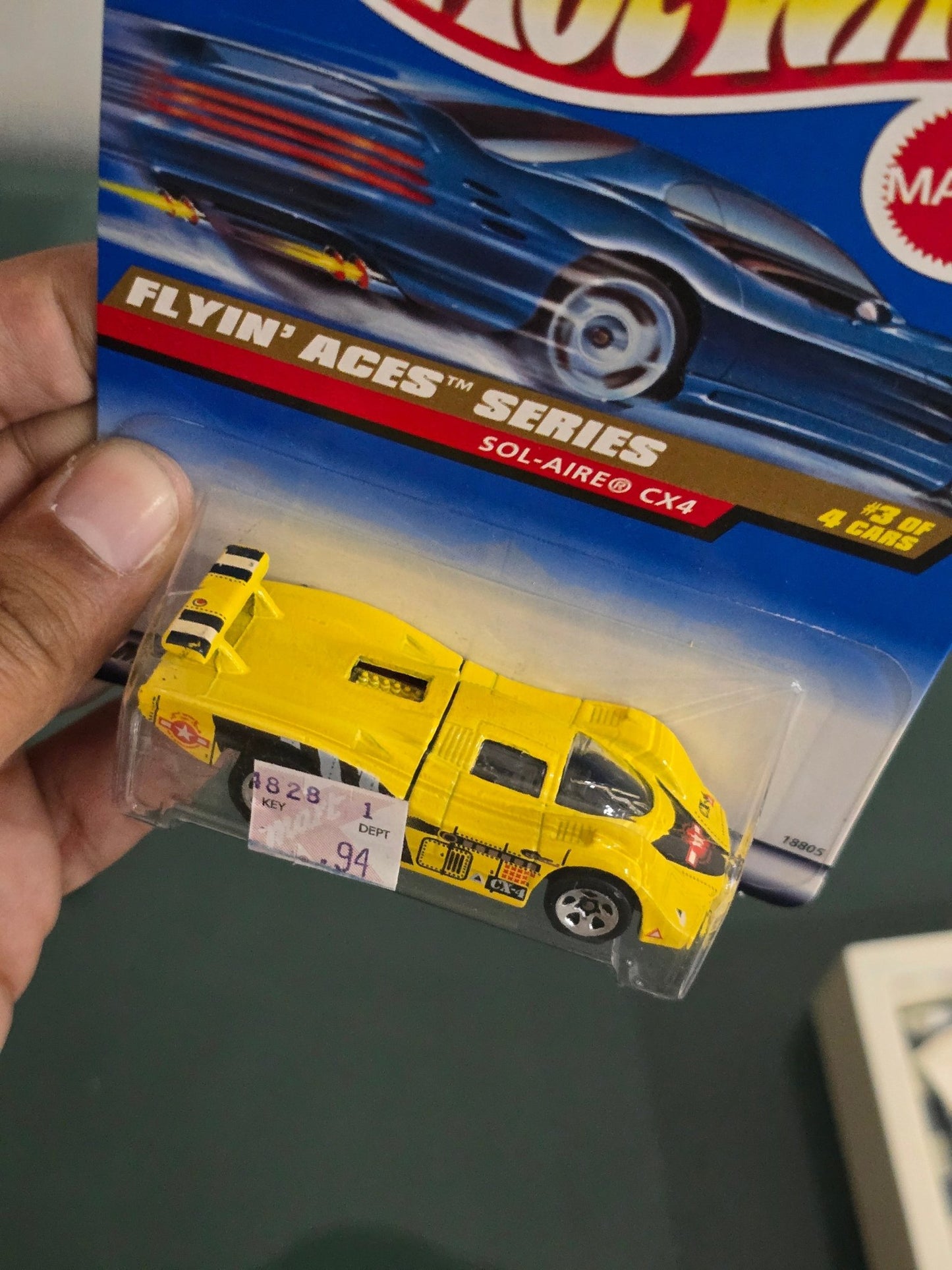 Hot Wheels Sol - Aire CX4 - Flyin' Aces Series - Kinder Logs