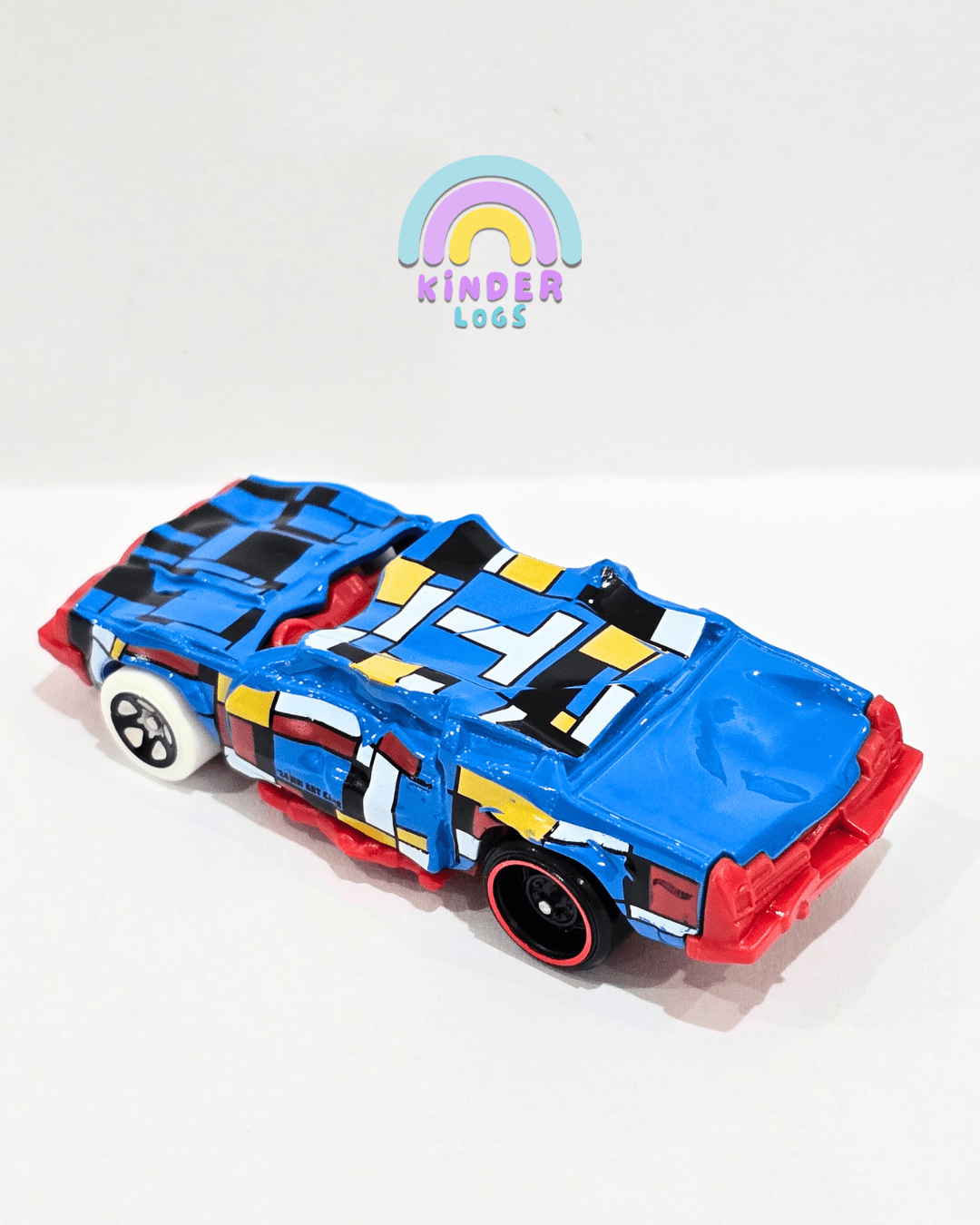 Hot Wheels Speed Bump - Blue (Uncarded) - Kinder Logs