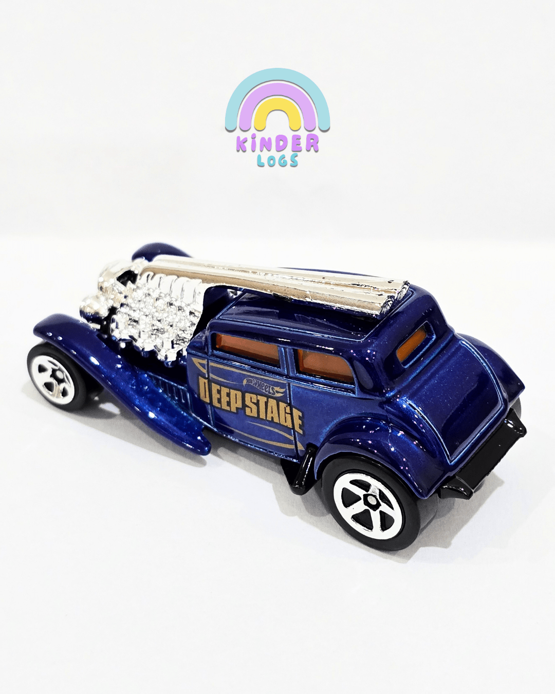 Hot Wheels Straight Pipes Deep Stage (Uncarded) - Kinder Logs