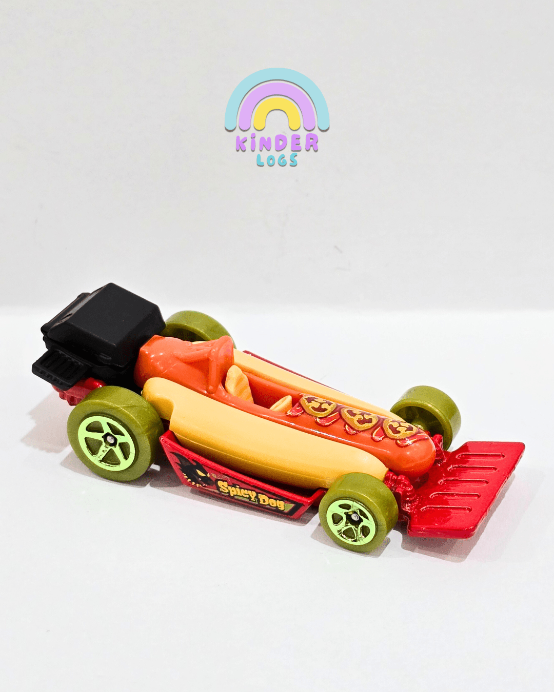 Hot Wheels Street Wiener Hotdog Car (Uncarded) - Kinder Logs