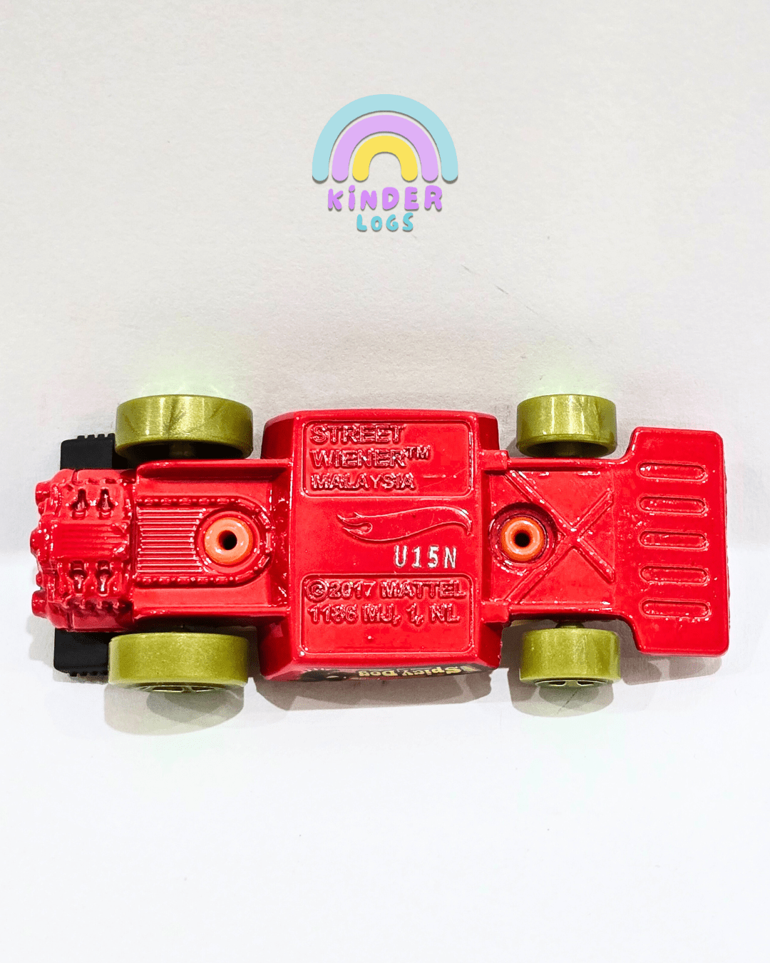 Hot Wheels Street Wiener Hotdog Car (Uncarded) - Kinder Logs