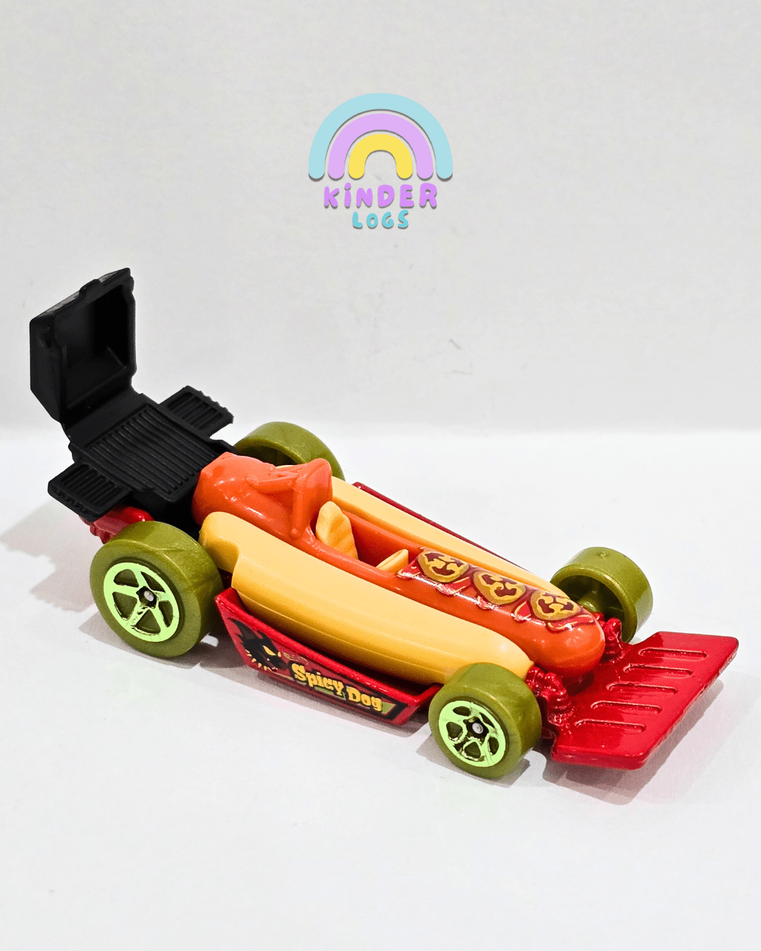 Hot Wheels Street Wiener Hotdog Car (Uncarded) - Kinder Logs