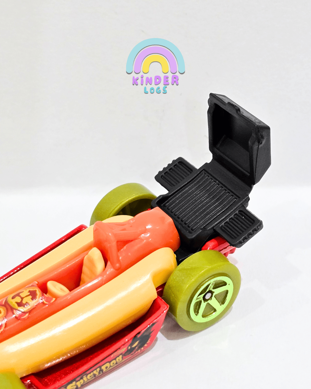Hot Wheels Street Wiener Hotdog Car (Uncarded) - Kinder Logs