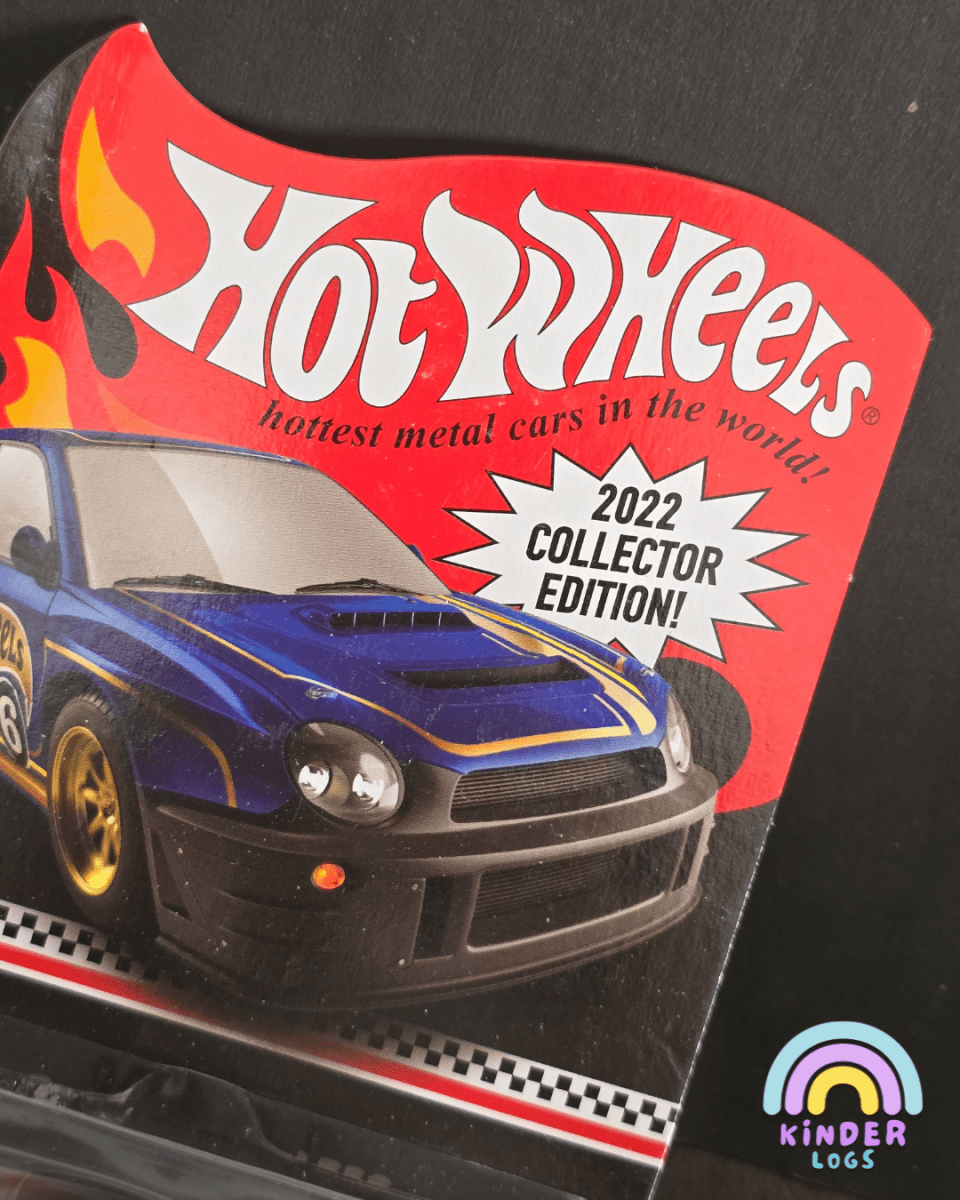 Hot Wheels Subaru Impreza WRX - 2022 Collector Edition - Kinder Logs