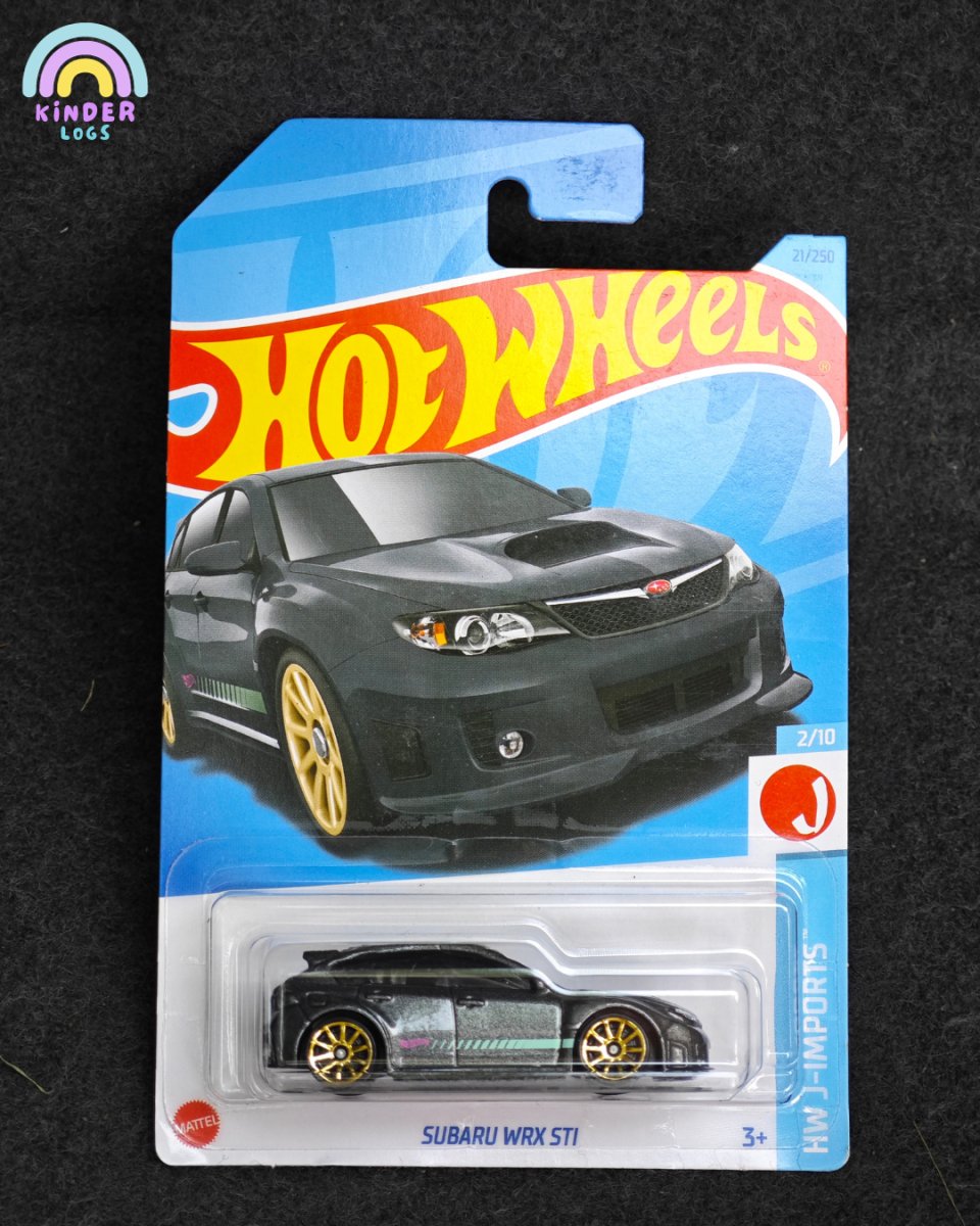 Hot Wheels Subaru WRX STI - Japan Imports - Kinder Logs