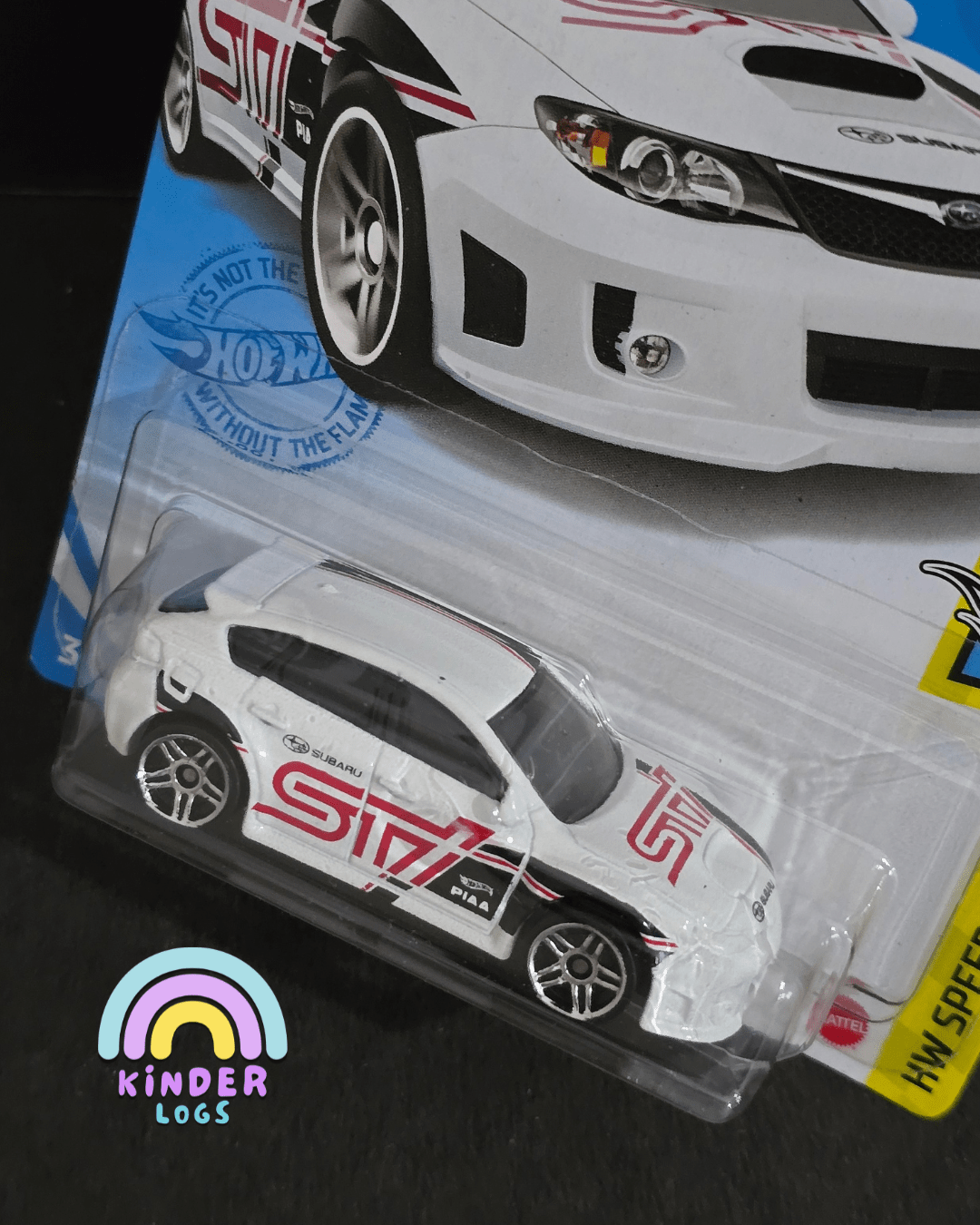 Hot Wheels Subaru WRX STI - Speed Graphics (Imported) - Kinder Logs