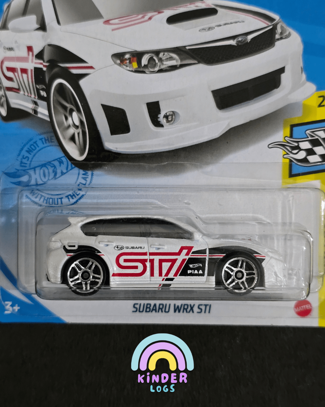Hot Wheels Subaru WRX STI - Speed Graphics (Imported) - Kinder Logs