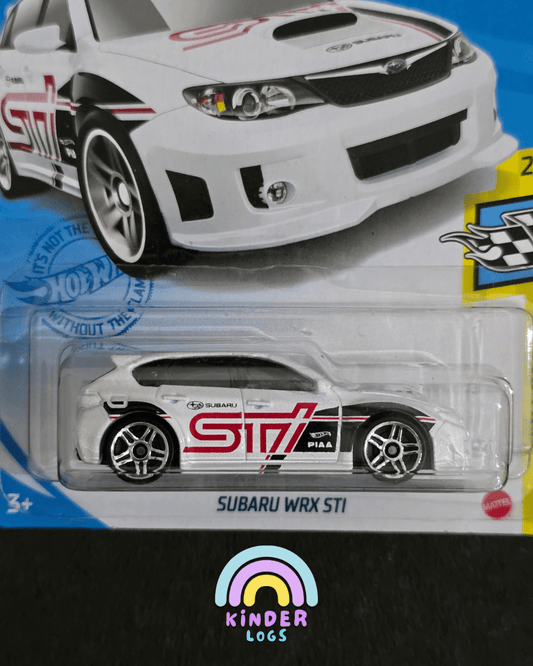 Hot Wheels Subaru WRX STI - Speed Graphics (Imported) - Kinder Logs