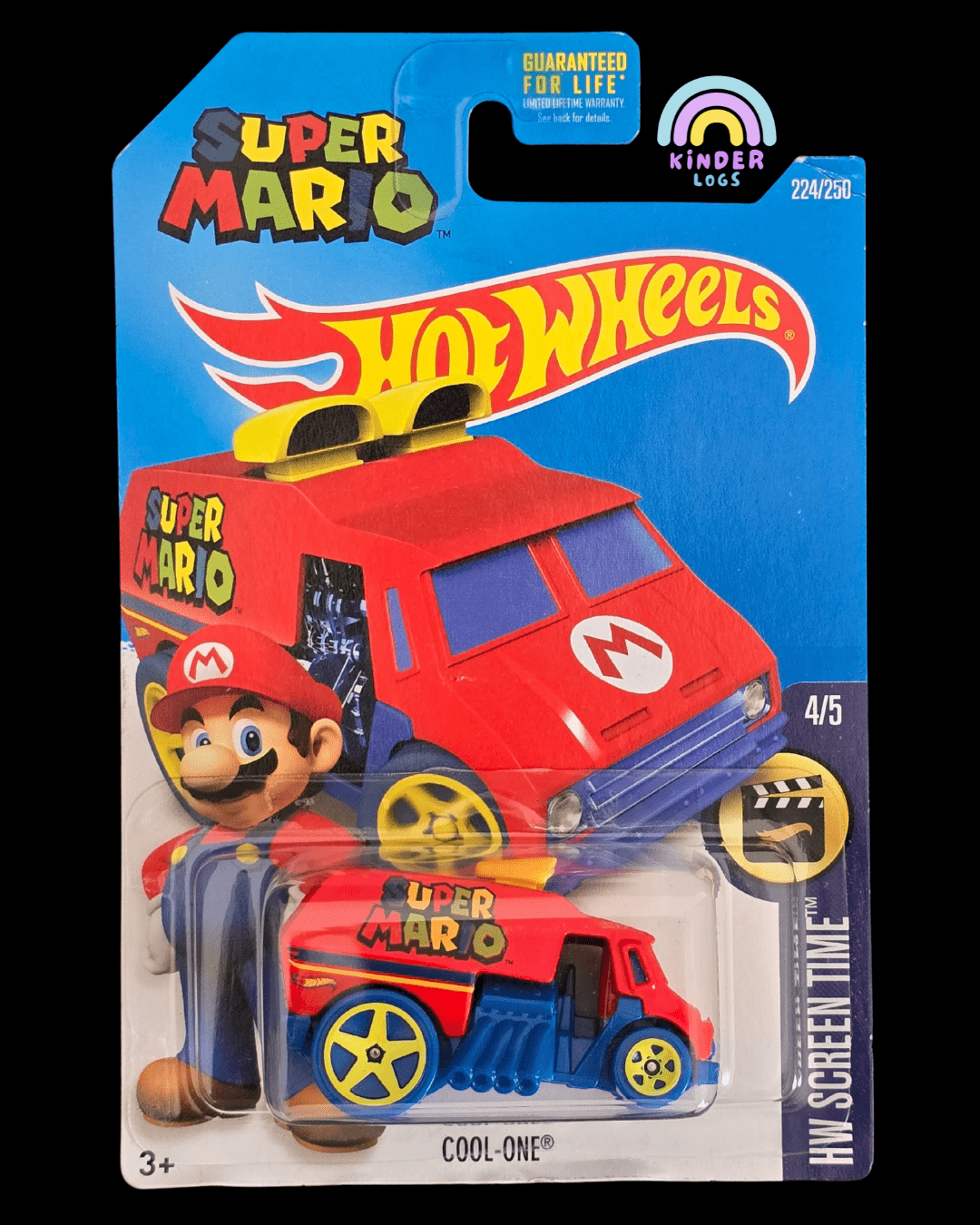 Hot Wheels Super Mario Cool One - Kinder Logs
