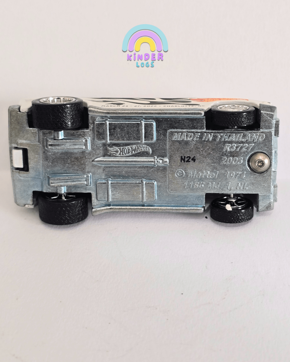 Hot Wheels Super Van - 22nd Annual Collectors Nationals - White (Uncarded) - Kinder Logs