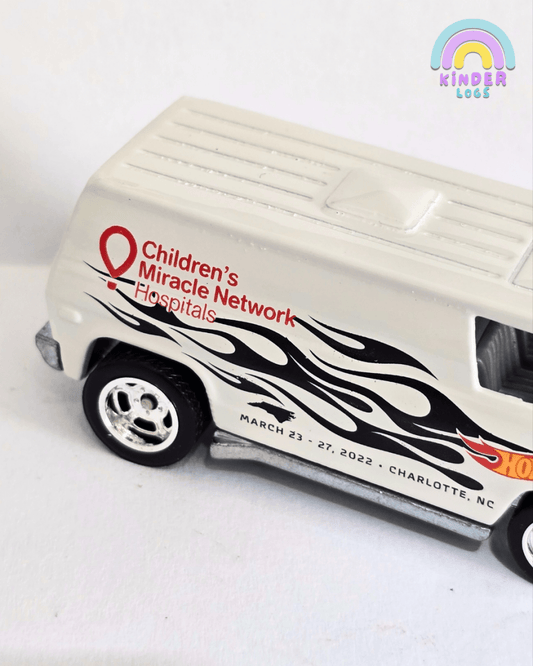 Hot Wheels Super Van - 22nd Annual Collectors Nationals - White (Uncarded) - Kinder Logs