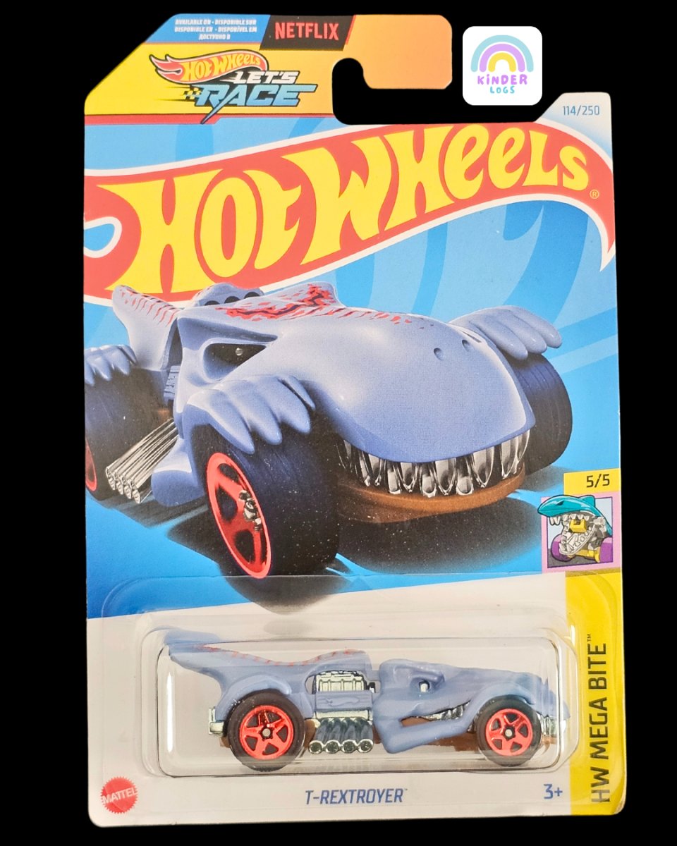 Hot Wheels T-Rextroyer The Dinosaur Car (Purple)