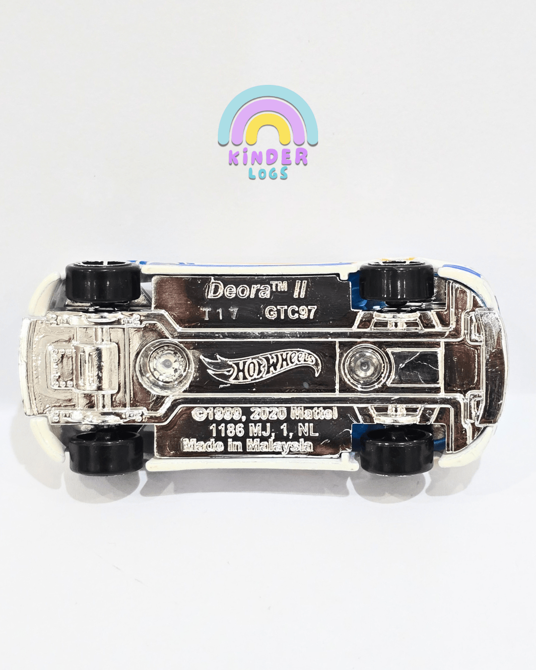 Hot Wheels TEKU Deora II - White (Uncarded) - Kinder Logs