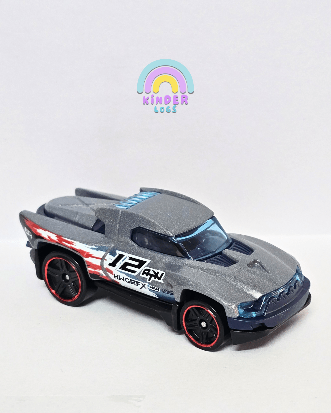 Hot Wheels Terra Tracktyl - Grey (Uncarded - New) - Kinder Logs