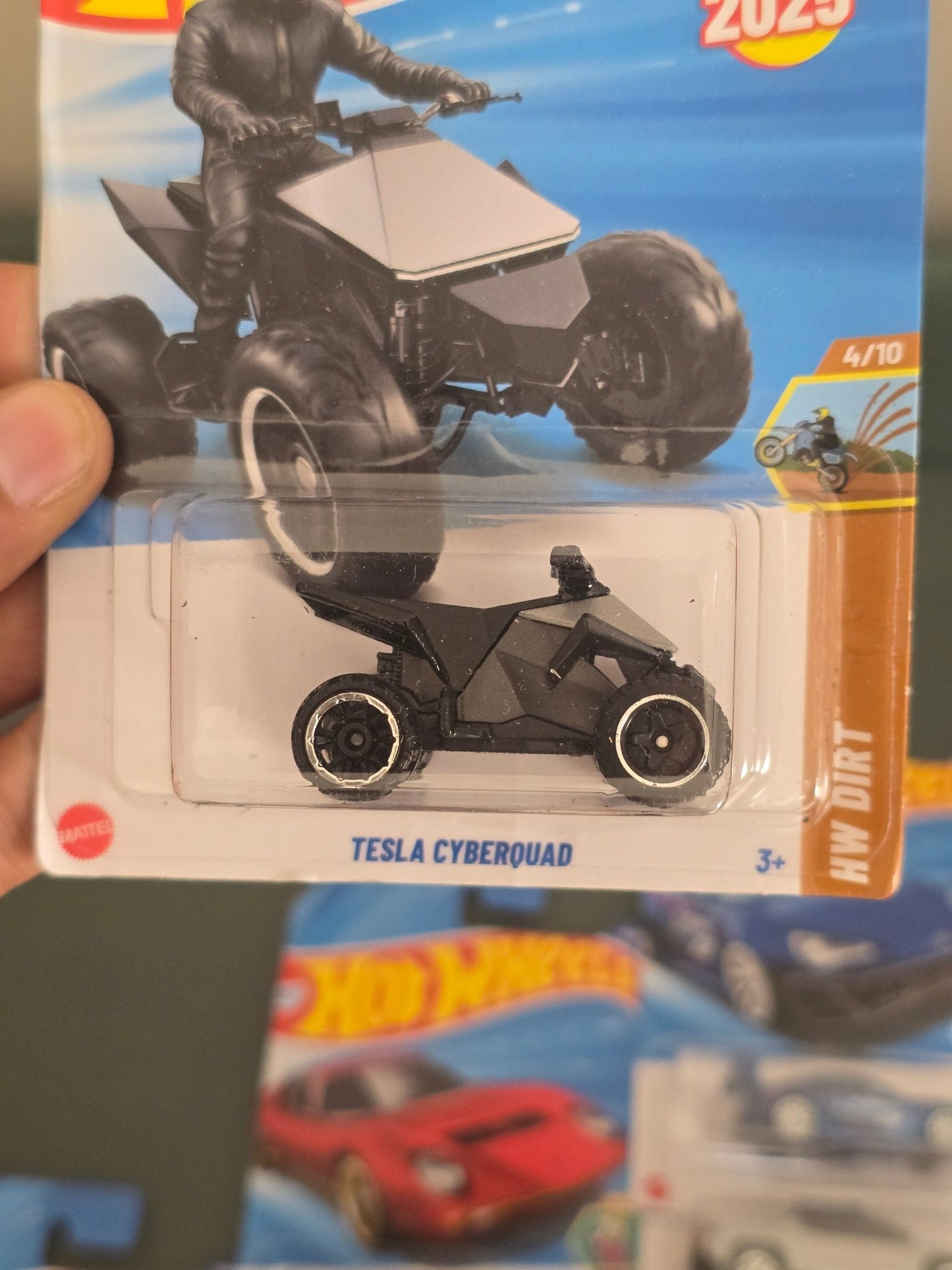 Hot Wheels Tesla Cyberquad (Imported) - Kinder Logs
