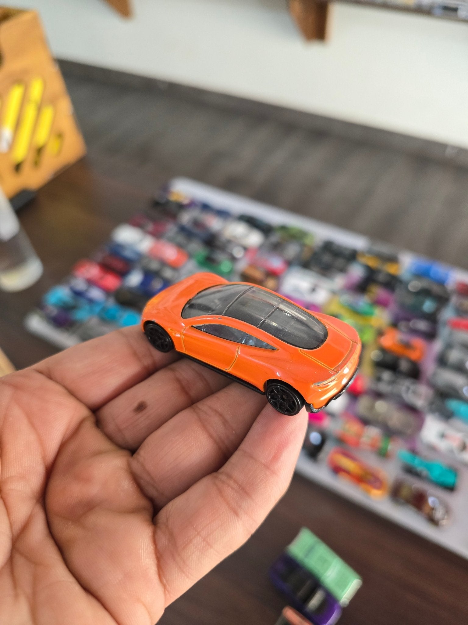 Hot Wheels Tesla Roadster Hard Top - Used Car (Uncarded) - Kinder Logs