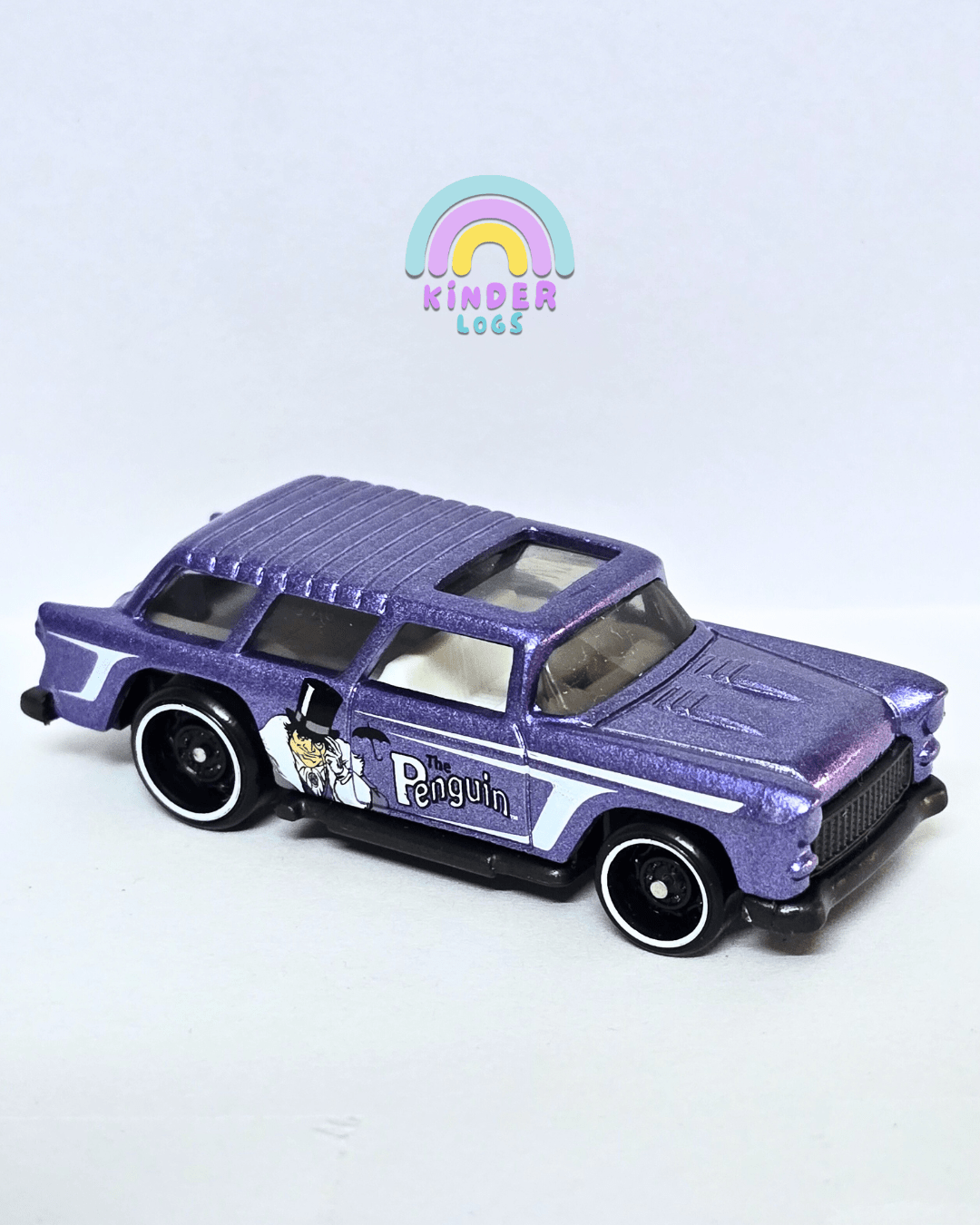 Hot Wheels The Batman 1955 Classic NOMAD 'The Penguin' (Uncarded - New) - Kinder Logs