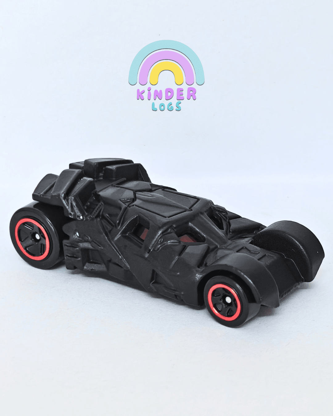 Hot Wheels 'The Dark Knight' Batmobile - Black (Uncarded - New) - Kinder Logs