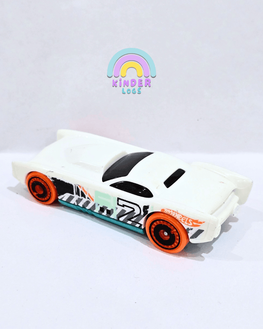 Hot Wheels The Gov'ner - White (Used Car) - Kinder Logs
