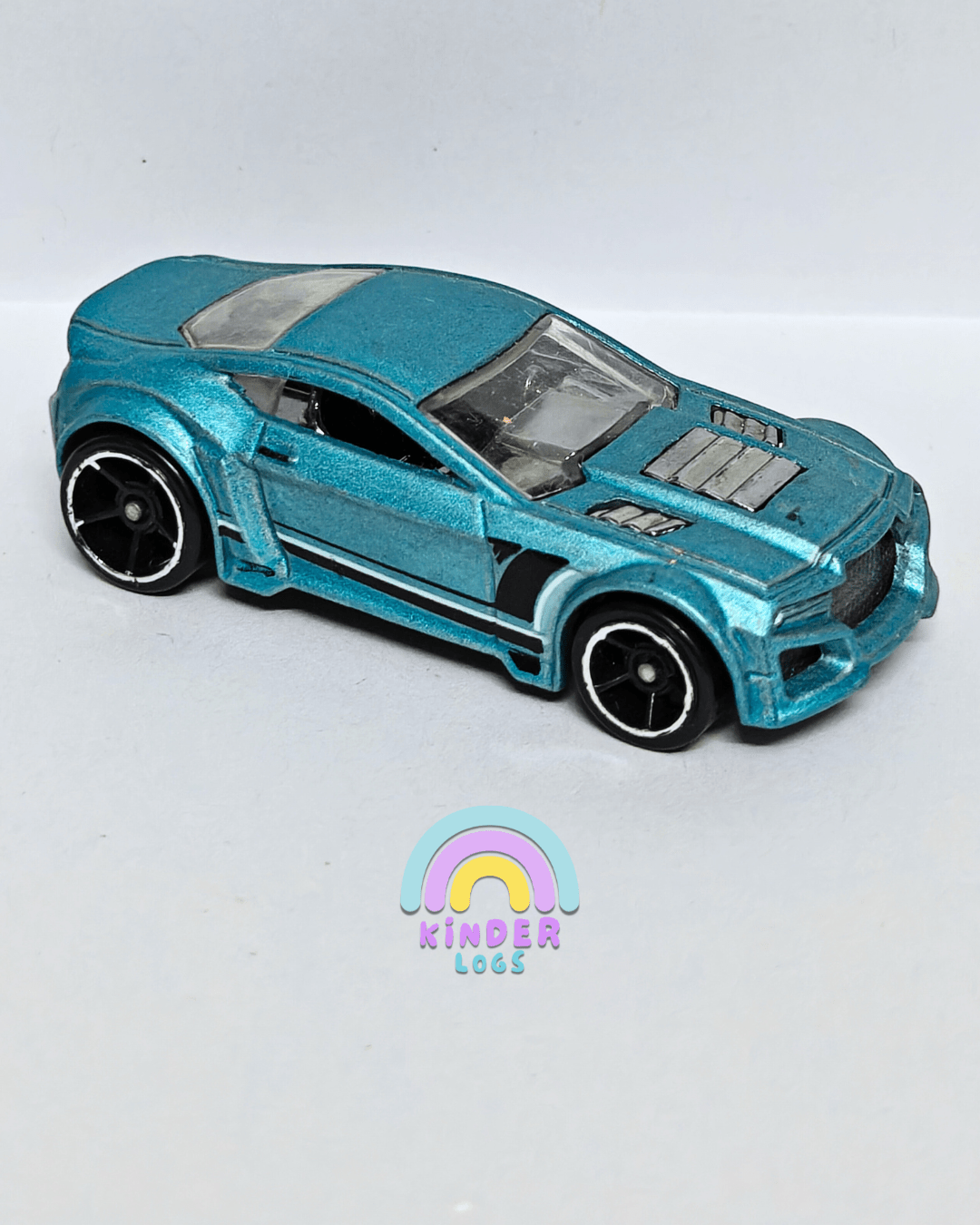 Hot Wheels Torque Twister - Teal (Pre - Owned Car) - Kinder Logs