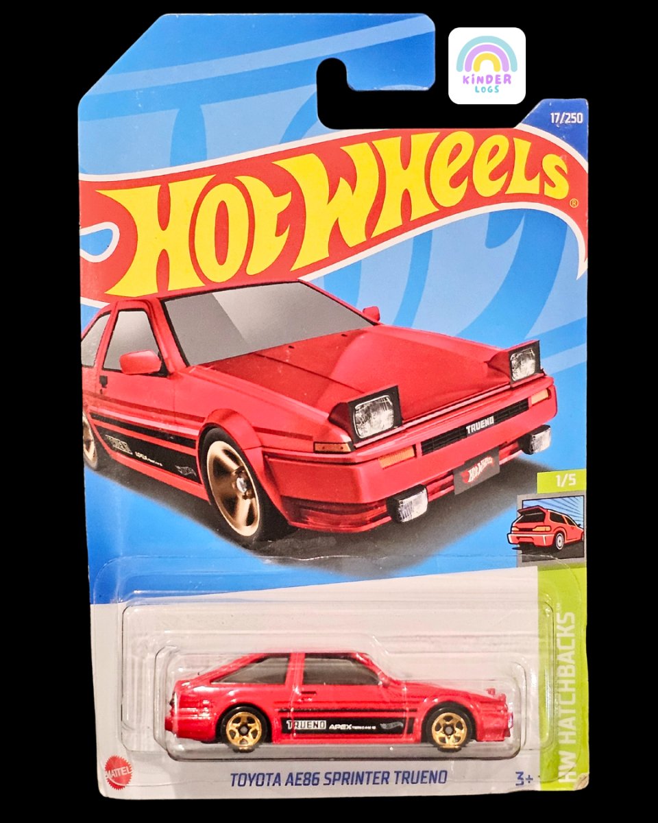Hot Wheels Toyota AE86 Sprinter Trueno - Kinder Logs