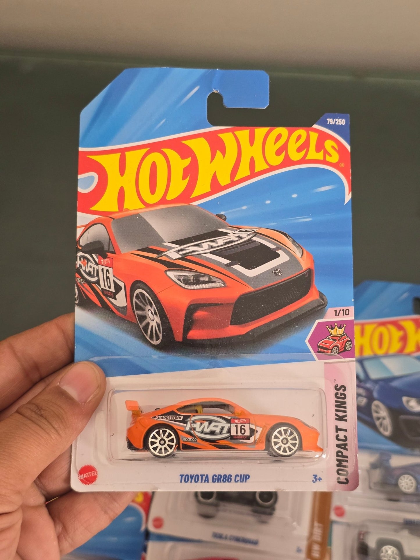 Hot Wheels Toyota GR86 Cup - Orange (Imported) - Kinder Logs