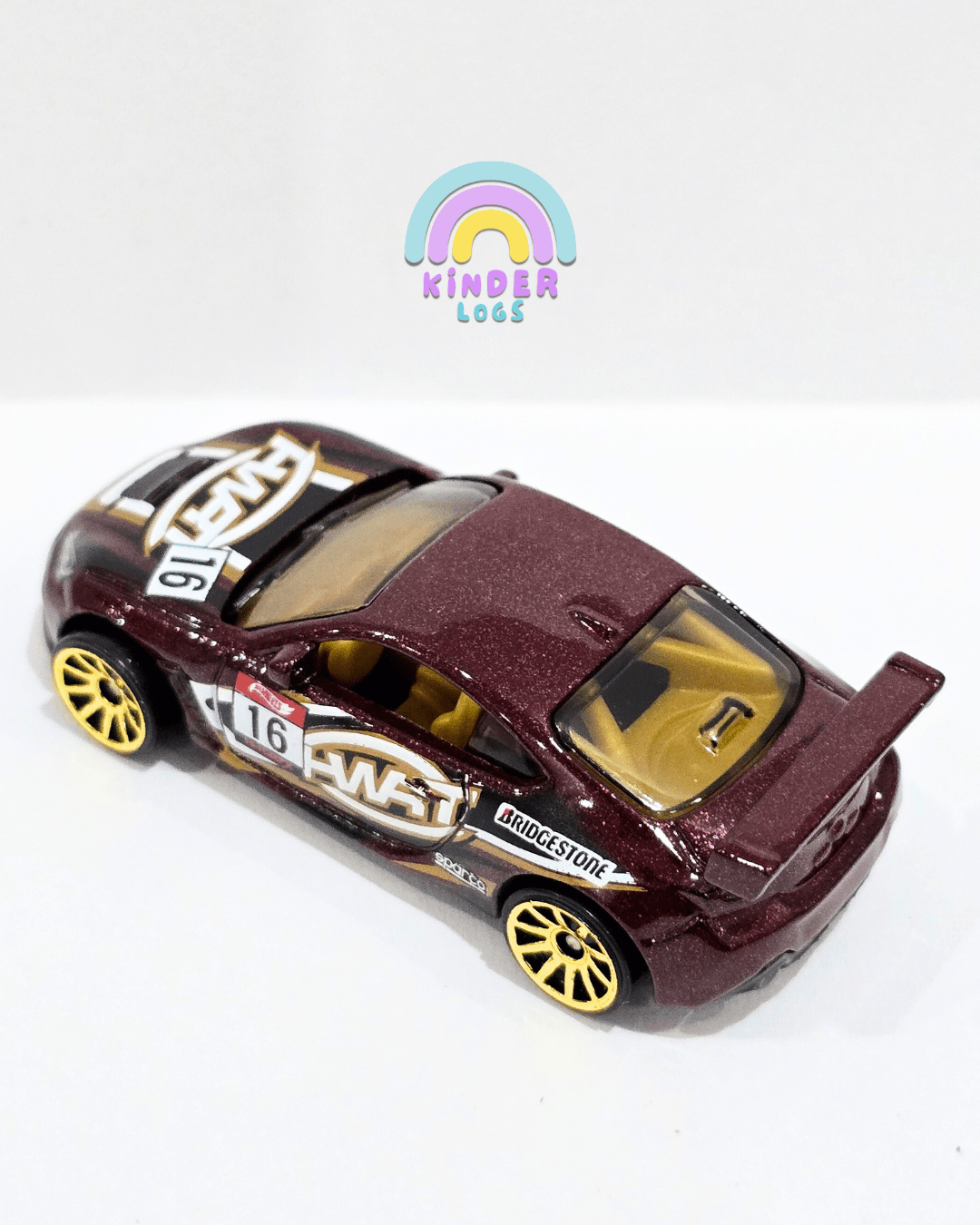 Hot Wheels Toyota GR86 Cup - Wine Shade (Uncarded) - Kinder Logs