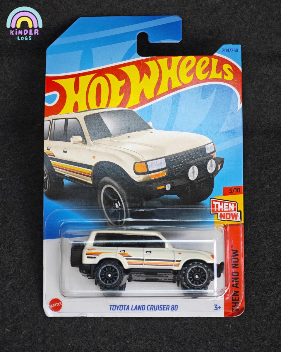 Hot Wheels Toyota Land Cruiser 80 SUV - Kinder Logs