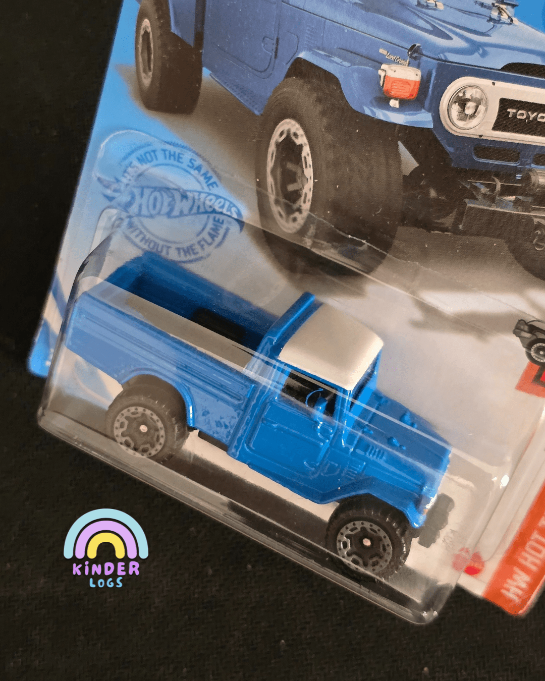 Hot Wheels Toyota Land Cruiser - Blue (Imported) - Kinder Logs