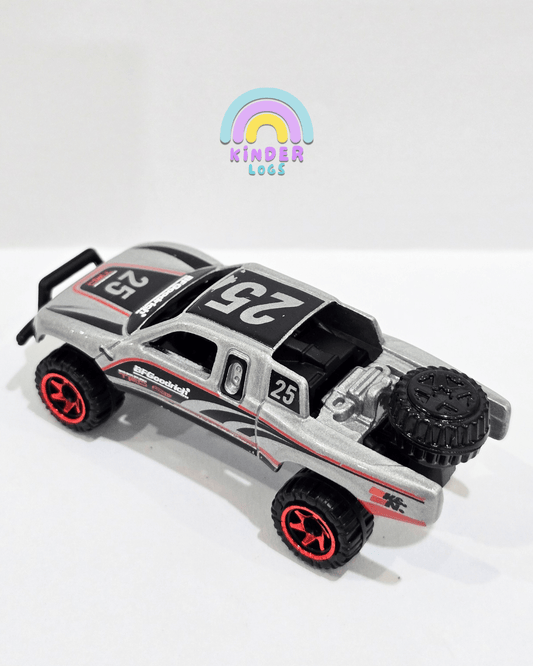 Hot Wheels Toyota Off - Road Truck - Silver Series (Uncarded) - Kinder Logs