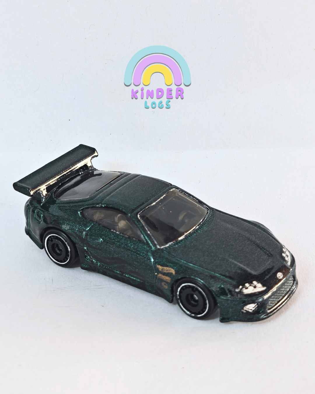 Hot Wheels Toyota Supra MK4 A80 With Custom Wheels (Modified) - Kinder Logs