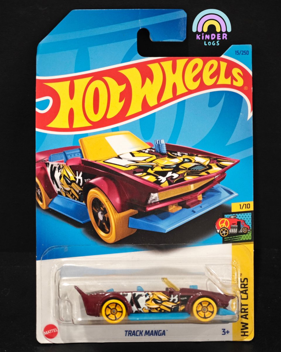 Hot Wheels Track Manga - Art Cars - Kinder Logs