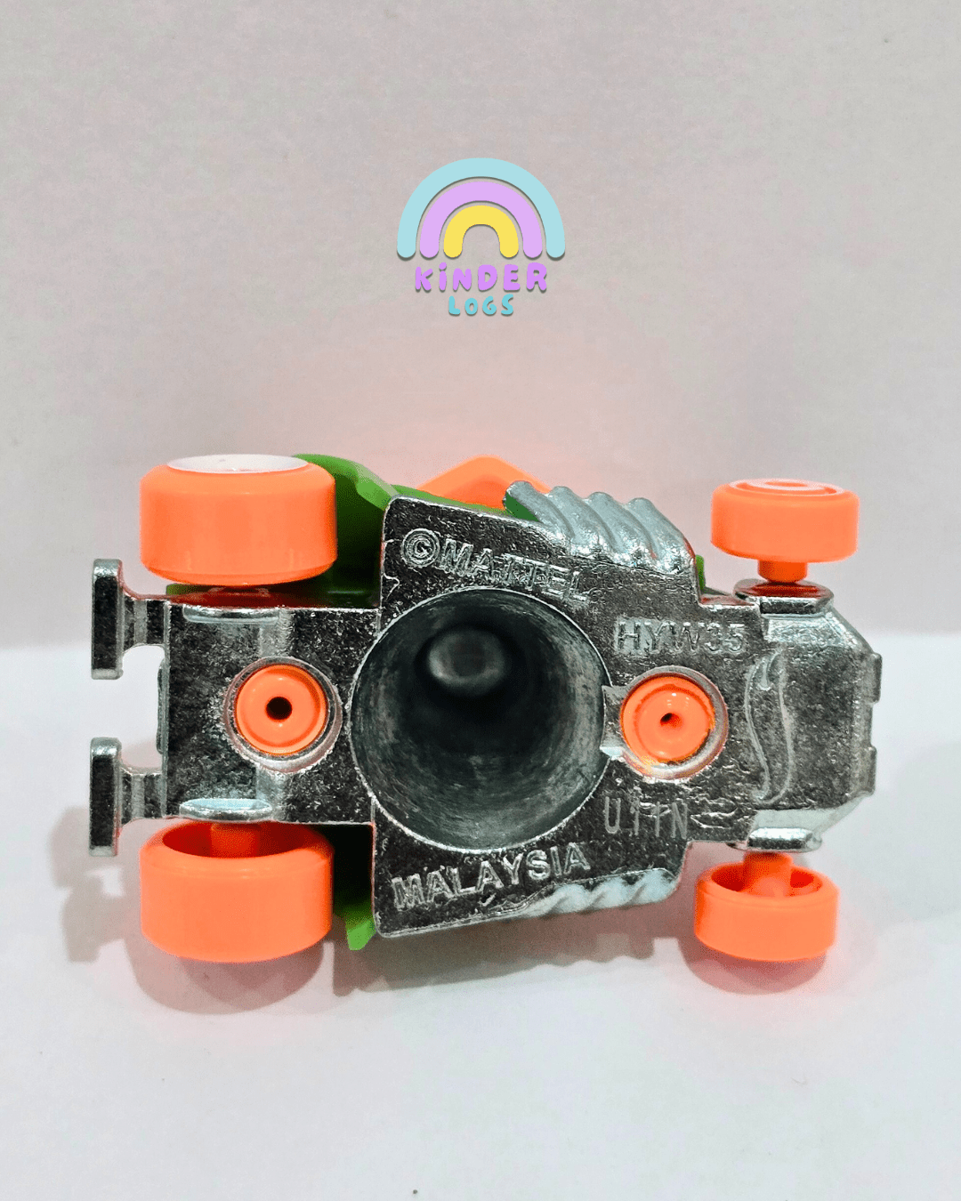 Hot Wheels Traffic Cone Car (Uncarded) - Kinder Logs