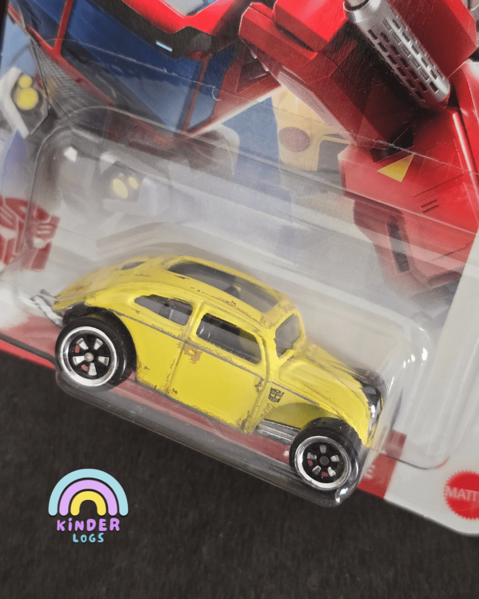 Hot Wheels Transformers Custom VW Beetle - HW Silver Series (Imported) - Kinder Logs