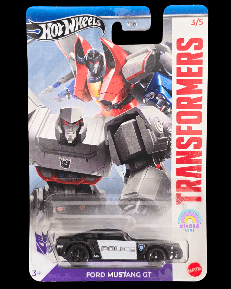 Hot Wheels Transformers Ford Mustang GT - HW Silver Series (Imported) - Kinder Logs