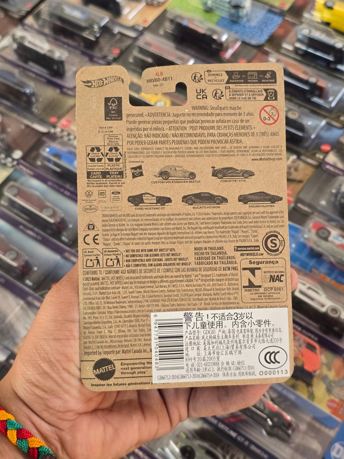 Hot Wheels Transformers Ford Mustang GT - HW Silver Series (Imported) - Kinder Logs