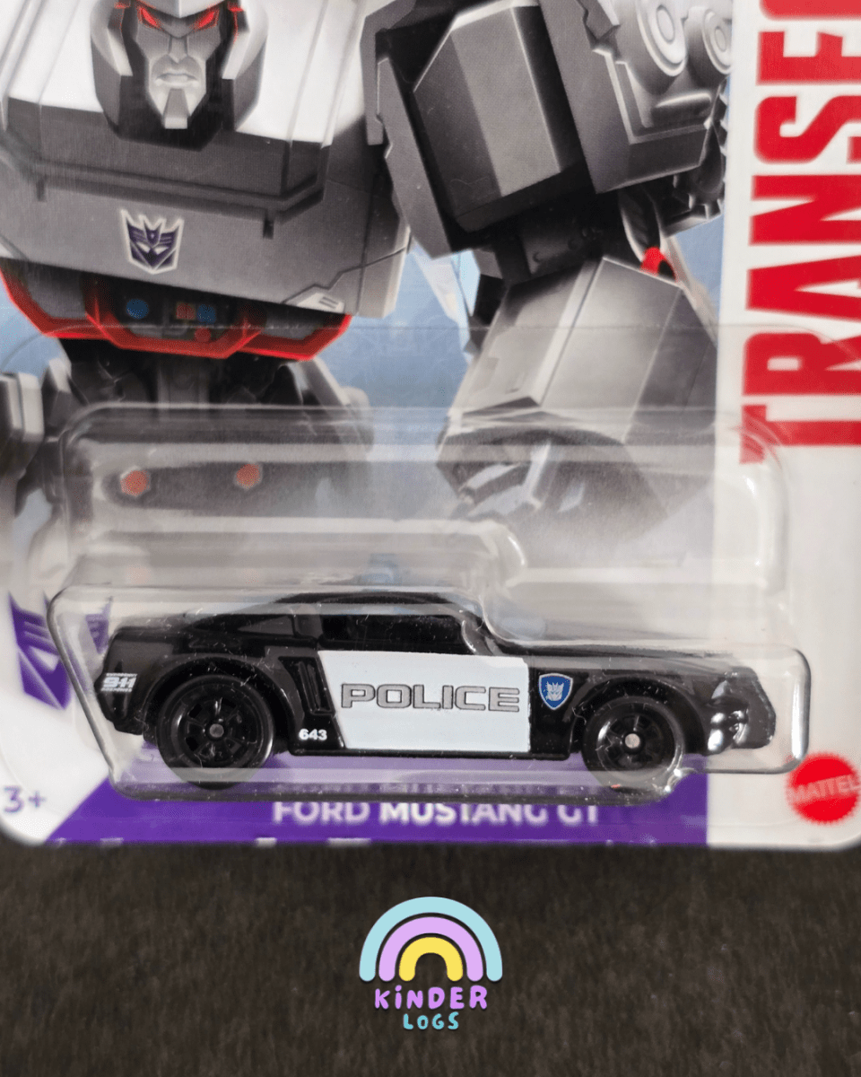 Hot Wheels Transformers Ford Mustang GT - HW Silver Series (Imported) - Kinder Logs