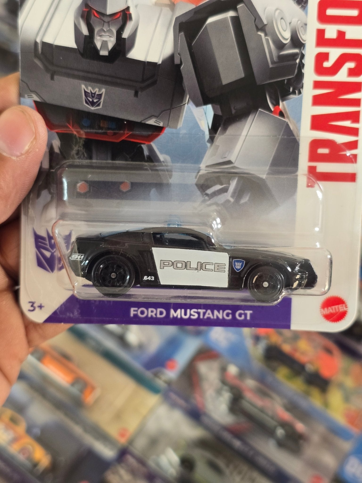 Hot Wheels Transformers Ford Mustang GT - HW Silver Series (Imported) - Kinder Logs