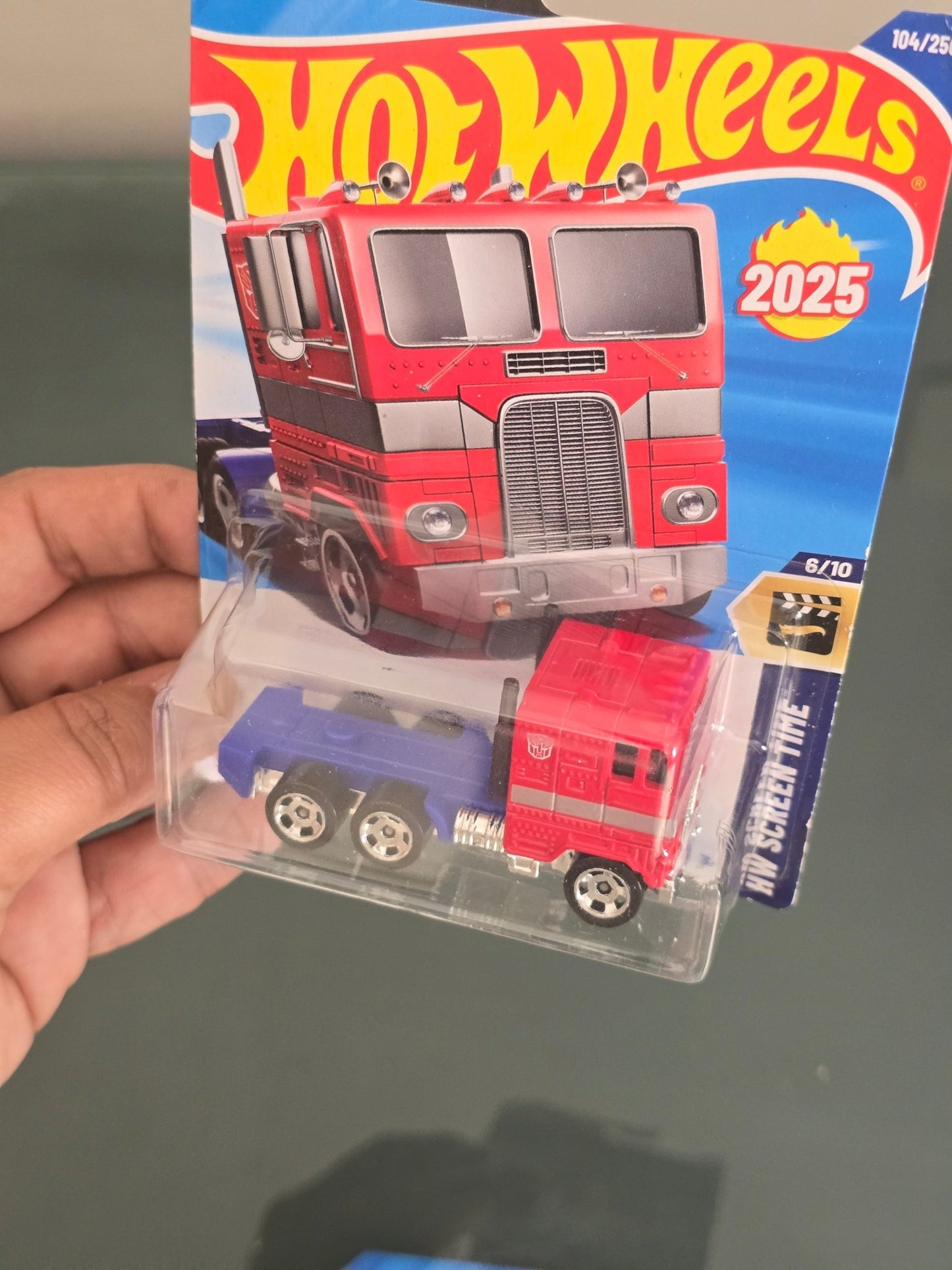 Hot Wheels Transformers Optimus Prime Truck (Imported) - Kinder Logs