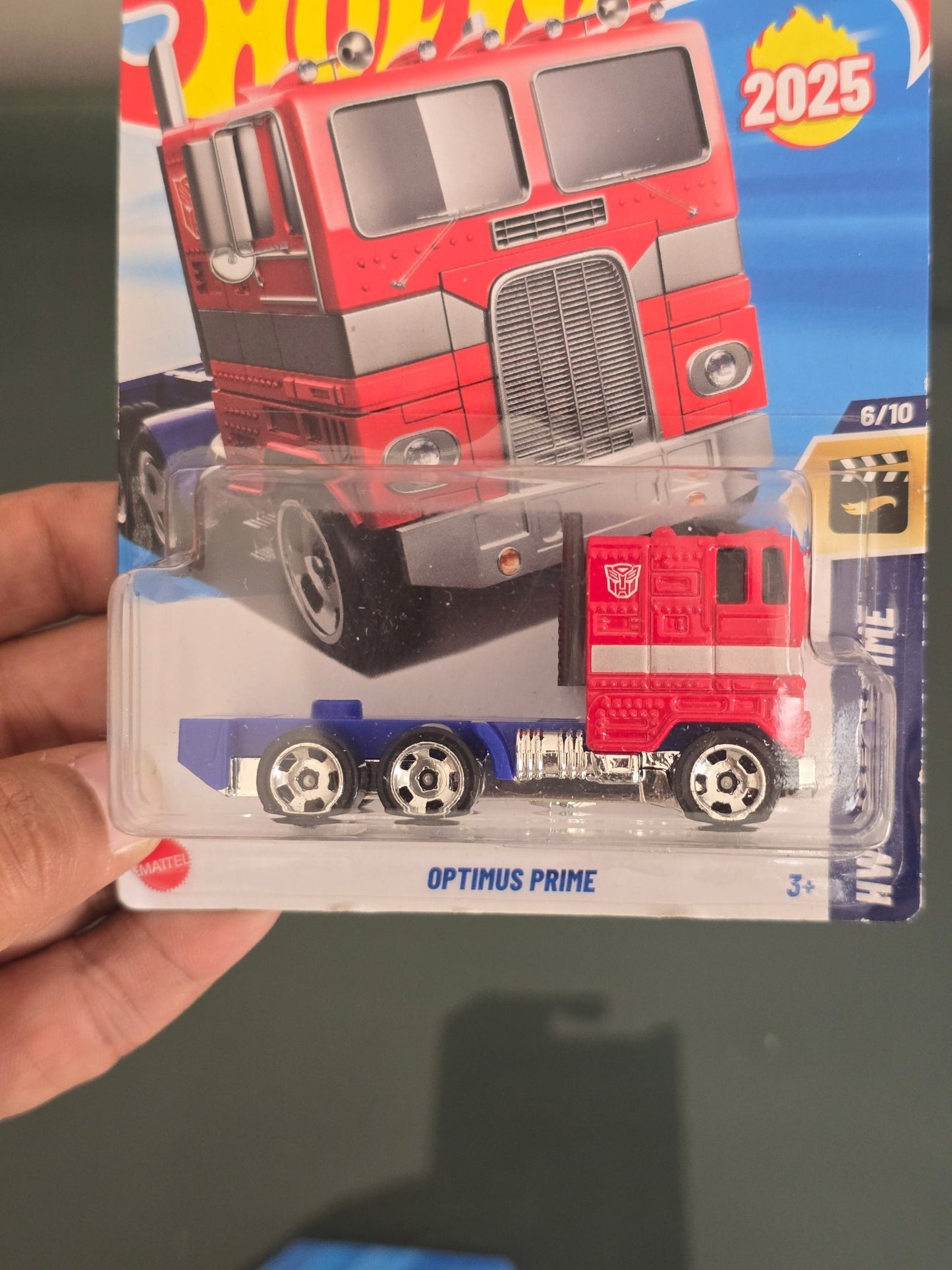 Hot Wheels Transformers Optimus Prime Truck (Imported) - Kinder Logs