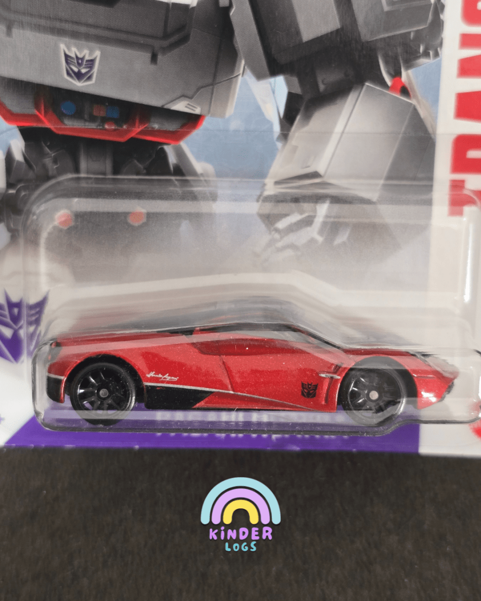 Hot Wheels Transformers Pagani Huayra - HW Silver Series (Imported) - Kinder Logs