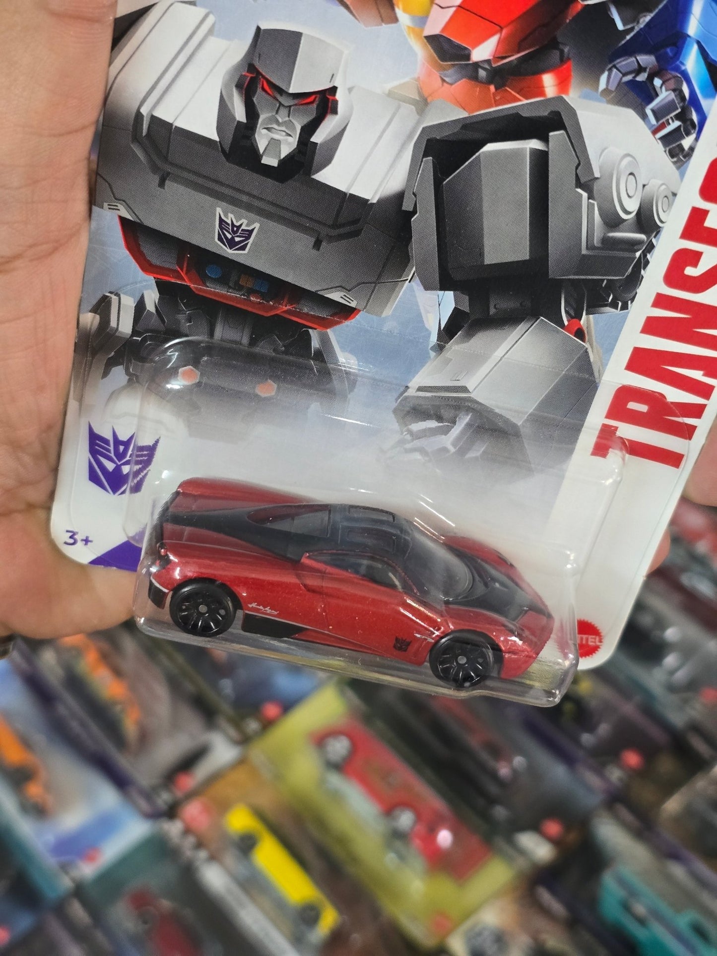 Hot Wheels Transformers Pagani Huayra - HW Silver Series (Imported) - Kinder Logs