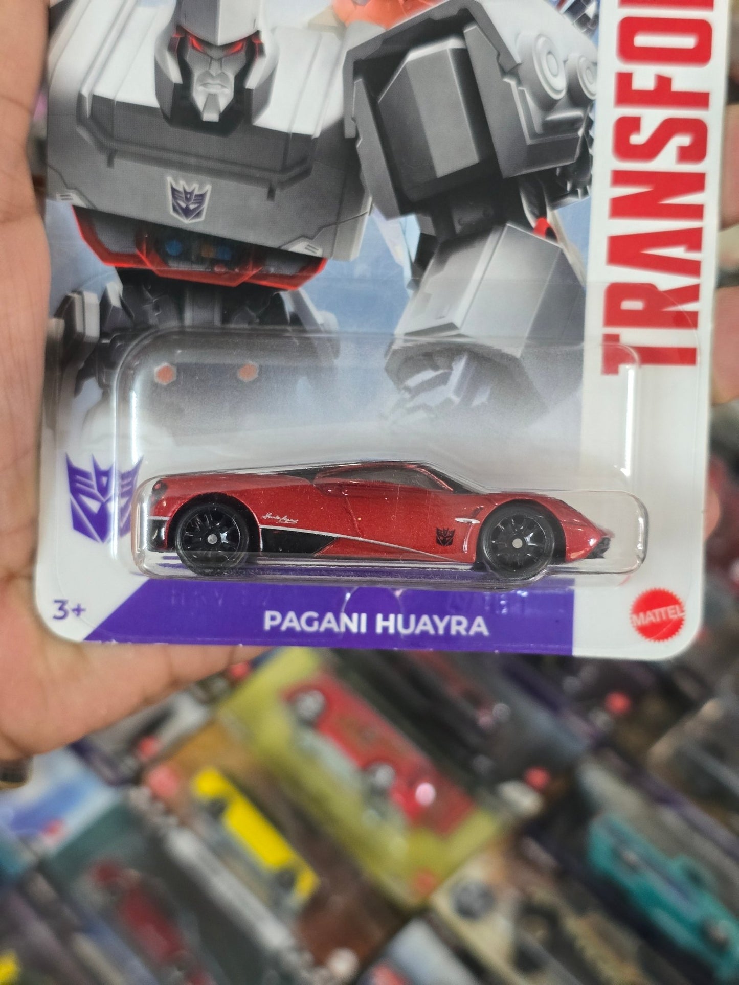 Hot Wheels Transformers Pagani Huayra - HW Silver Series (Imported) - Kinder Logs