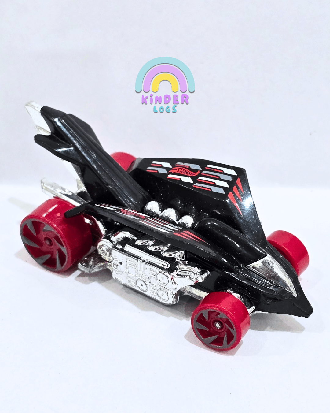 Hot Wheels Turbo Rooster - Street Beasts - Black (Used Car) - Kinder Logs